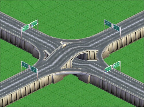 Computer Gaming: How to build a highway interchange